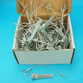 Flat Sword Cotter Pin with Plastic Coated Cable - Box of 50