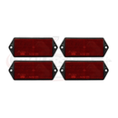 125 x 50mm Reflectors