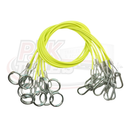 Yellow (Hi-Viz)  Trailer Breakaway Cable - Split Ring Fitting