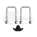120mm Axle U bolts for Ifor Williams - Single Leaf