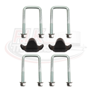 120mm Axle U bolts for Ifor Williams - Single Leaf
