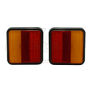 Premium LED Square Trailer Lamps 48 x LED's 12v-24v