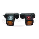 LED 12V/24V Shock Resistant Marker Lamps - Stubby