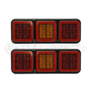 LED Triple Neon Glo Lamps with Twin Fog