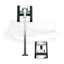 Door Retainer & Hook - 95mm Stainless Steel
