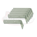 160mm Tandem Mudguard Heavy-Duty Mounting Brackets