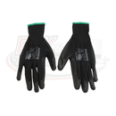 Nitrile Coated Reusable Work Gloves - Size L
