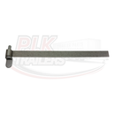 18" Strap Hinge with Gudgeon Pin - Weld-on or Bolt-on - Self-coloured