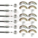 Brake Service Kit for LM186G Ifor Williams Trailers