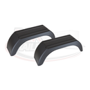 Mudguards for 8" Trailer Wheels - Deluxe
