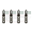 2" Strap Hinge with Bolt-on Gudgeon Pin - Standard or Heavy Duty
