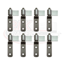 2" Strap Hinge with Bolt-on Gudgeon Pin - Standard or Heavy Duty