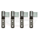 2" Strap Hinge with Bolt-on Gudgeon Pin - Standard or Heavy Duty