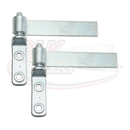 6" Strap Hinge & Bolt-on Gudgeon Pin - Zinc Plated