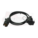 Extension Lead with Plug & Flying Socket - 2 or 4 Metre