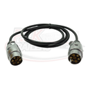 2m Connection Lead fitted with 2 x 7 Pin 12N Metal Plugs