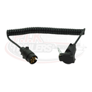Curly Extension Lead with 7 Pin Plug & Socket - Two Lengths