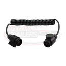 Curly Extension Lead with 2 x 8 Pin Plugs - up to 3m
