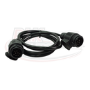 2m Extension Lead fitted with 2 x 8 Pin Plugs