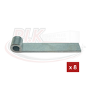 6" Strap Hinge - Zinc Plated