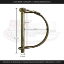 6mm Shaft Locking Pin