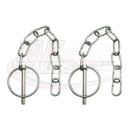 Stainless Steel Lynch Pin on Chain - 6mm or 8mm