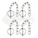Stainless Steel Lynch Pin on Chain - 6mm or 8mm