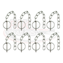 Stainless Steel Lynch Pin on Chain - 6mm or 8mm