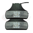 Premium LED Marker Lamp - 12v-24v - White, Amber - With or Without Bracket