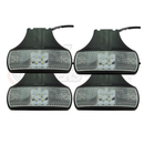 Premium LED Marker Lamp - 12v-24v - White, Amber - With or Without Bracket