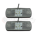 Premium LED Marker Lamp - 12v-24v - White, Amber - With or Without Bracket
