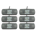 Premium LED Marker Lamp - 12v-24v - White, Amber - With or Without Bracket