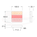 LED 3 Way Lamps with Reflector