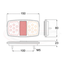 LED Low Profile Combination Lamps