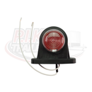Red & White Outline Marker Lamp - Rubber Body