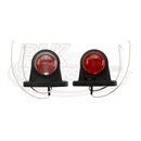 Red & White Outline Marker Lamp - Rubber Body