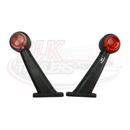 45° Angled Rubber Body Outline Marker Lamp