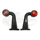 90° Angled Outline Marker Lamps - Long Stalk
