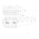 LED Neon Glo Rear Combination Lamp with Strobe Indicators