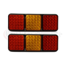 LED Triple Modular Lamps with Fog -12v/24v