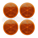 60mm Round Reflectors - Self Adhesive
