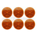 60mm Round Reflectors - Self Adhesive