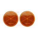 60mm Round Reflectors - Self Adhesive