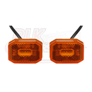 LED Aspock Flexipoint Marker Lamps - White/Amber