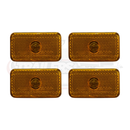80x45mm Marker Lamp - White/Amber
