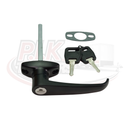Black L Handle with Gasket & 2 Keys