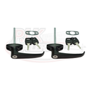 Black L Handle with Gasket & 2 Keys