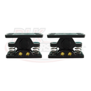 Door Retainer Plastic with Spring Claw - Black