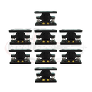 Door Retainer Plastic with Spring Claw - Black