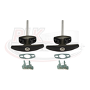 Black T Handle with Gasket & 2 Keys